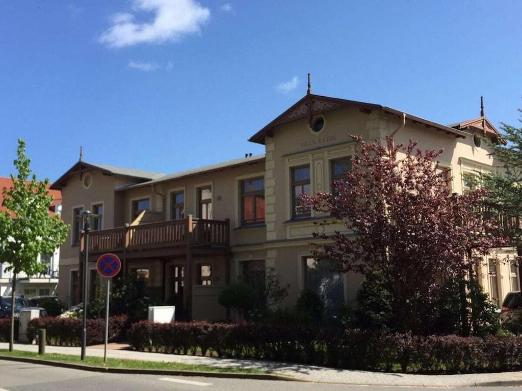 Bygningen som feriehuset ligger i