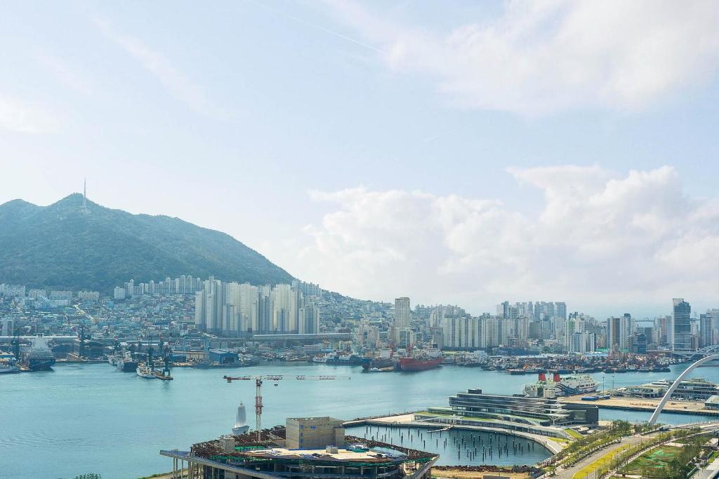 Brown Suites Busan Station - Familiensuite Mit Blick Auf Den Jachthafen A
