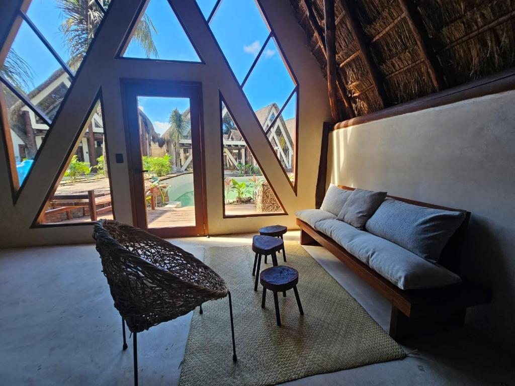 Photo de la galerie de l'établissement Kaaj Ndomi, à Bacalar