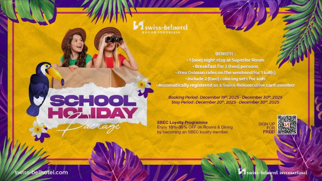 Certifikát, hodnocení, plakát nebo jiný dokument vystavený v ubytování Swiss-Belhotel Bogor