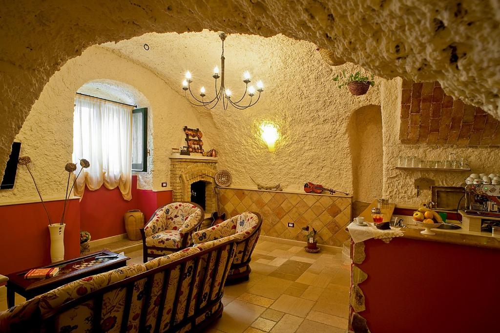 Posezení v ubytování B&B Liu' Palazzo Ducale