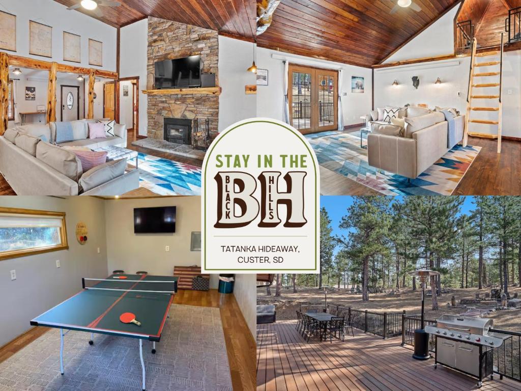 Billede fra billedgalleriet på Tatanka Hideaway Hot Tub Pool Table Massive Space i Custer