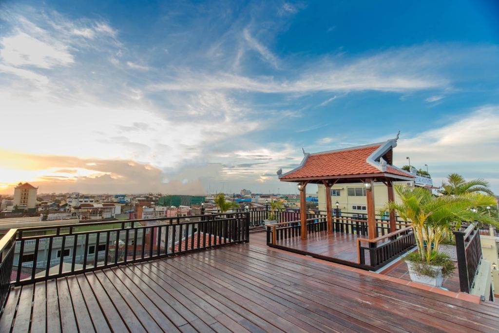 Balkón nebo terasa v ubytování Seng Hout Hotel