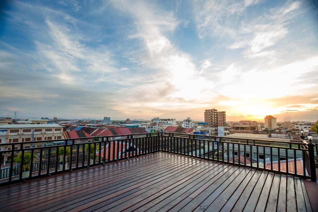 Balkón nebo terasa v ubytování Seng Hout Hotel