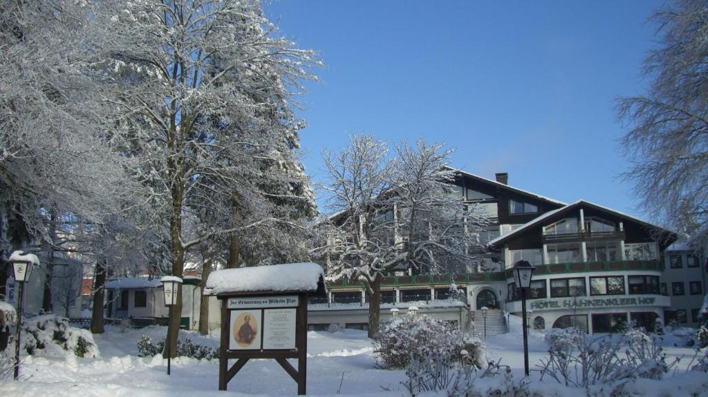 Hotel Hahnenkleer Hof v zimě