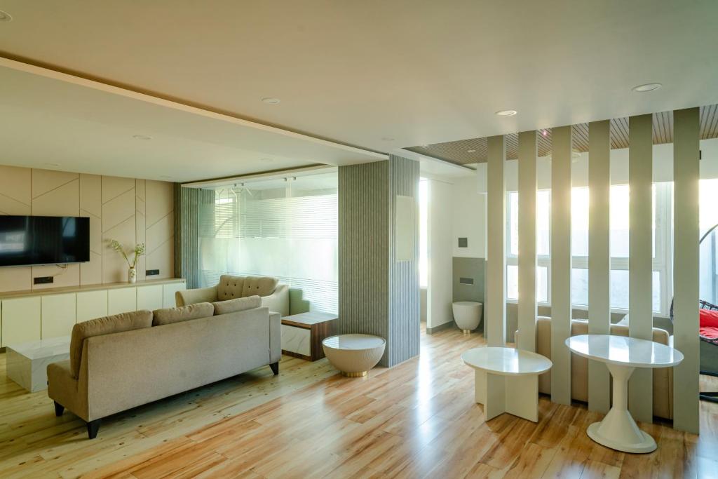 Et opholdsområde på Nivaas Homestay