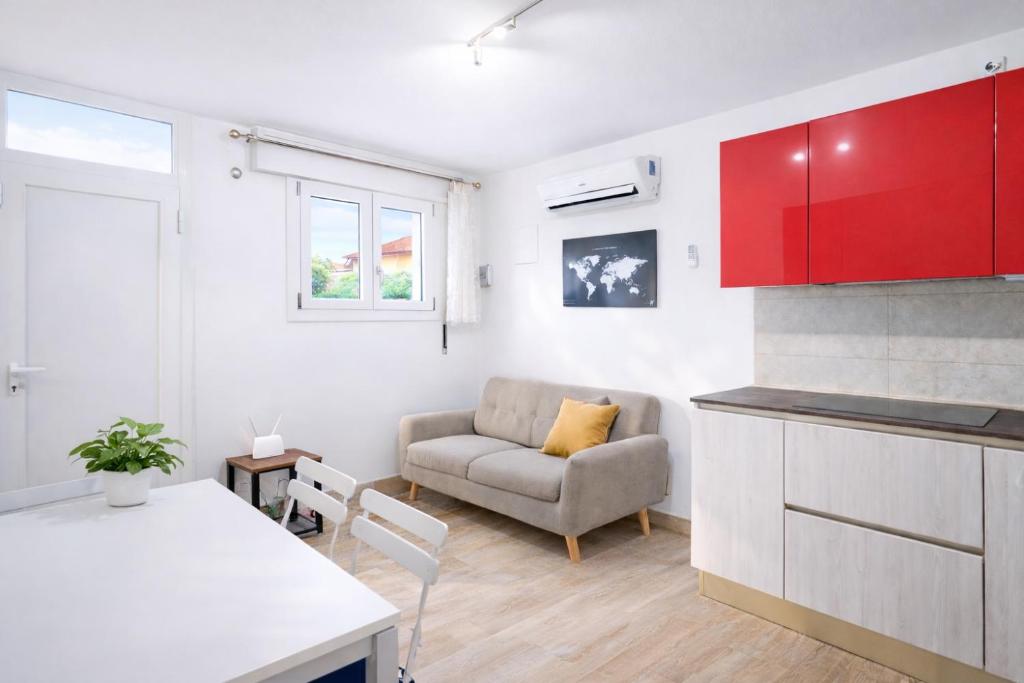 Kuchyň nebo kuchyňský kout v ubytování Villa Patrizia