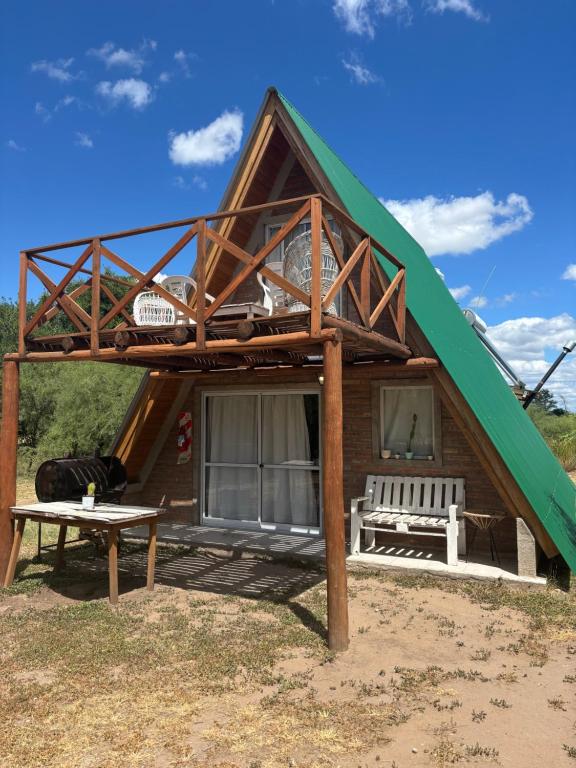 Bygningen som chaletet ligger i