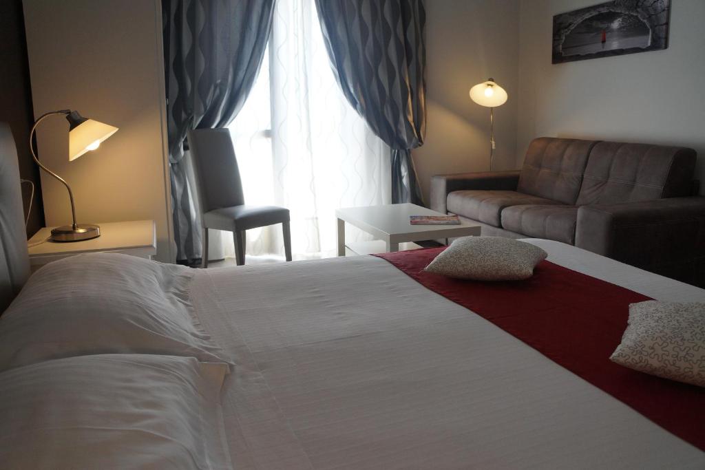 Postel nebo postele na pokoji v ubytování B&B Peschici 4 Stagioni
