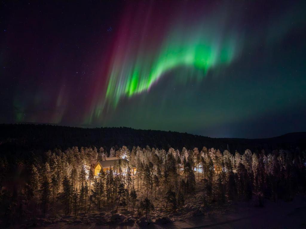 Phong cảnh thiên nhiên gần nhà nghỉ nhỏ