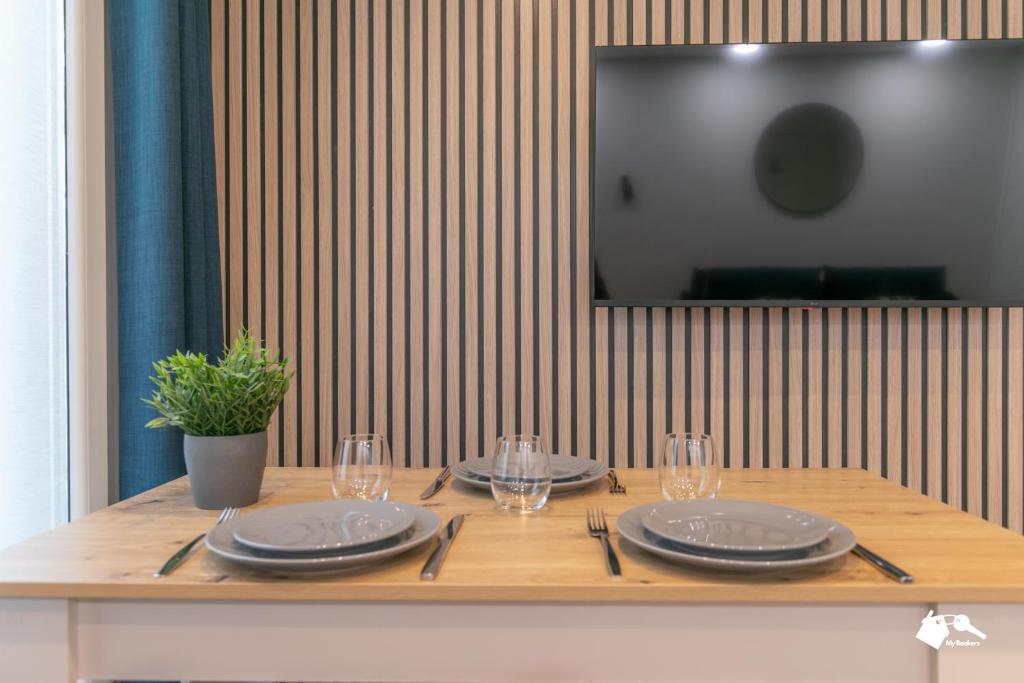 TV/trung tâm giải trí tại MBA - Wonderful apartment - close to transportation