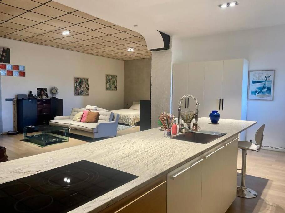 Posezení v ubytování Exclusivo Loft en Zaragoza-5