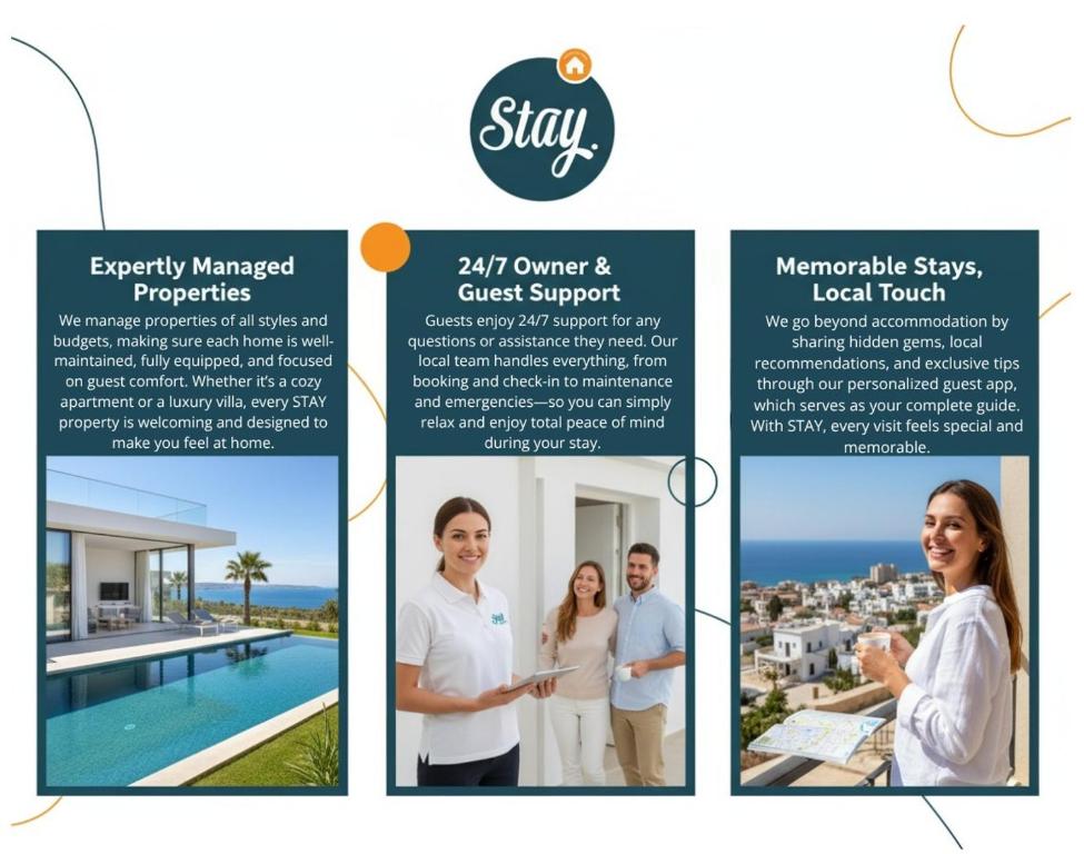 Et logo, certifikat, skilt eller en pris der bliver vist frem på STAY Andriana Apartment