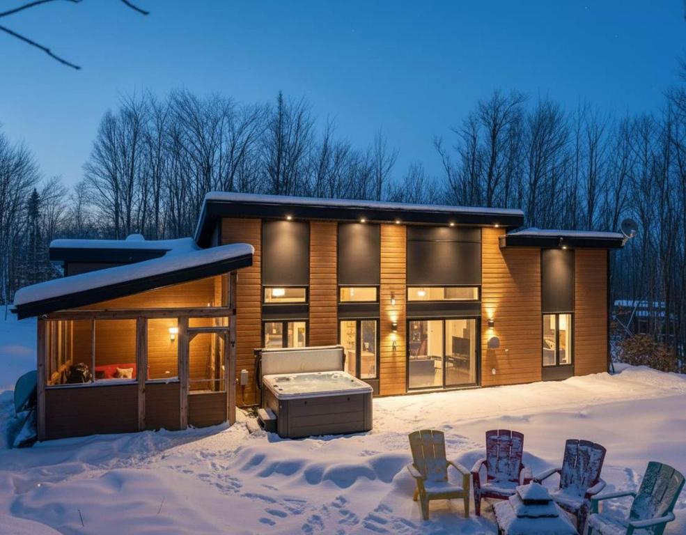 Chalet Le NORDIK - Spa et Grand Confort v zimě