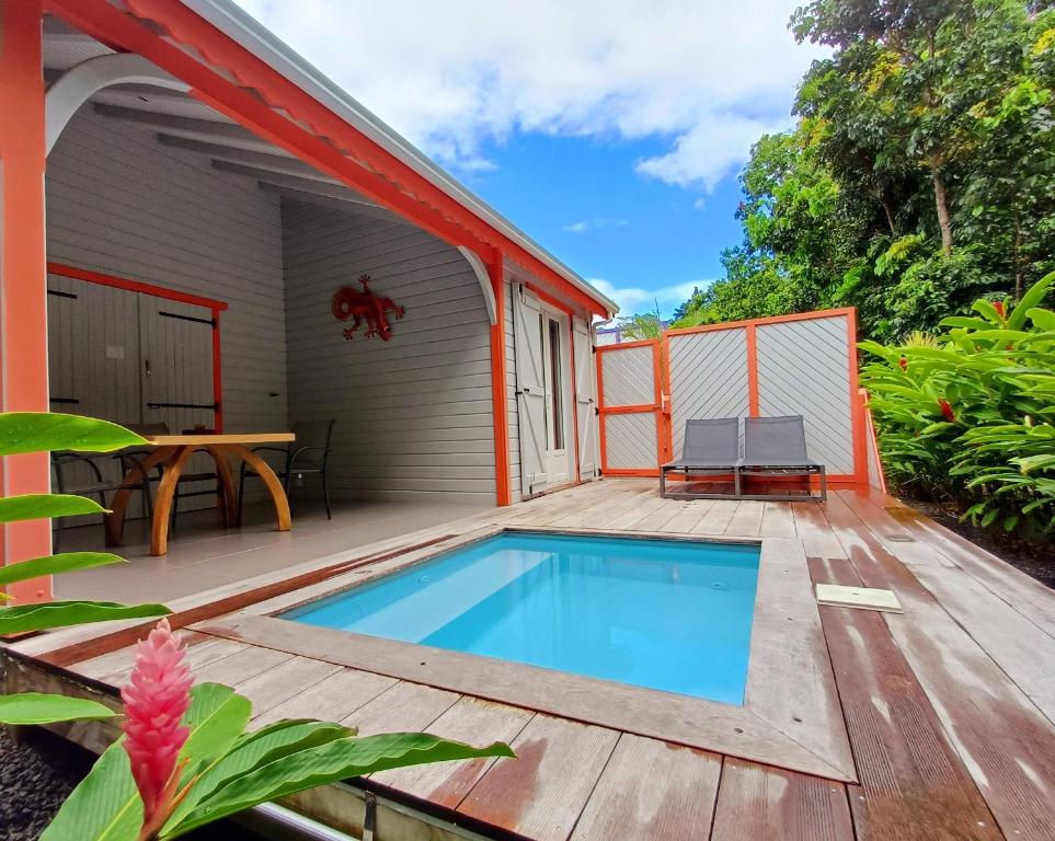 Caraïbes Cottages Corail piscine privée a 900m de la plage de Grande Anse