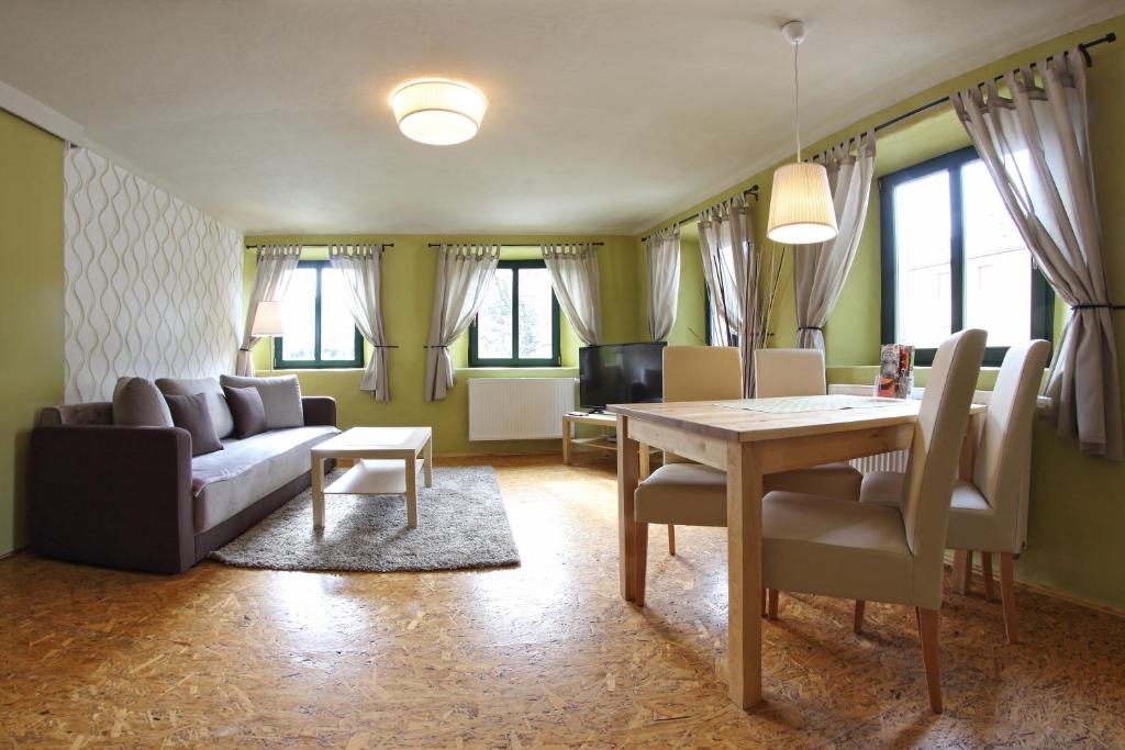 Posezení v ubytování Apartmány Milenium