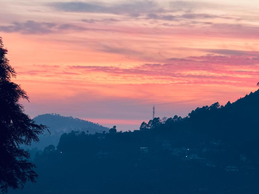 Naturlandskabet i nærheden af villaen