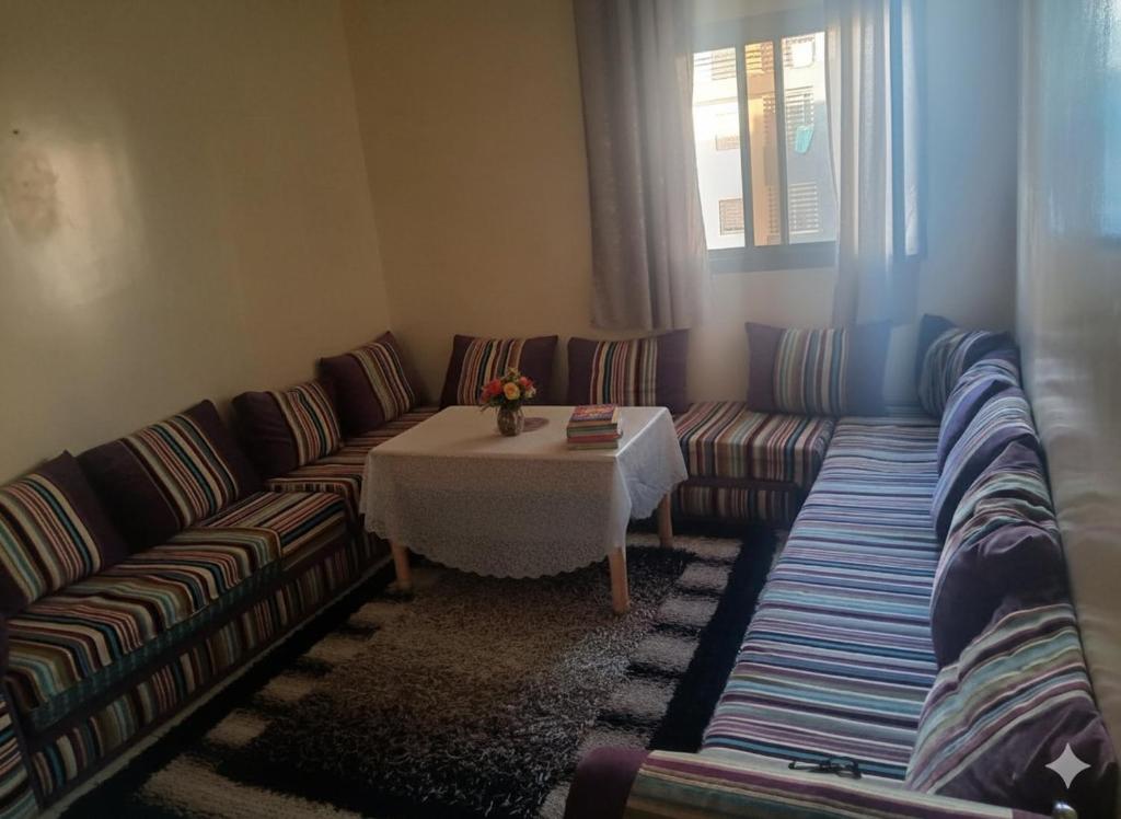 Et opholdsområde på lina appartement