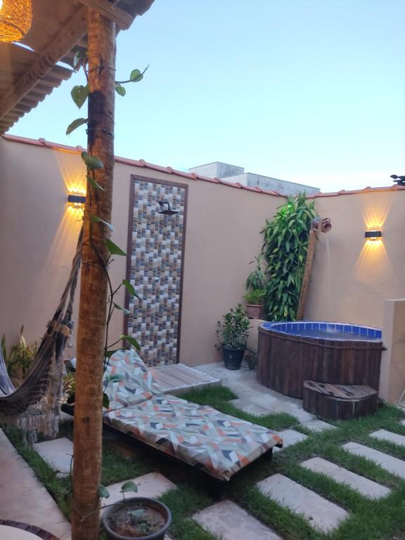 Zahrada ubytování Recanto do Ofurô