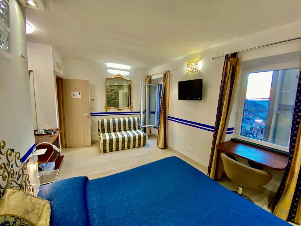 TV a/nebo společenská místnost v ubytování Ines Apartment