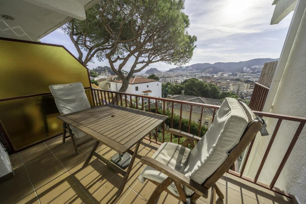 Nespecifikovaný výhled na hory nebo výhled na hory při pohledu z apartmánu