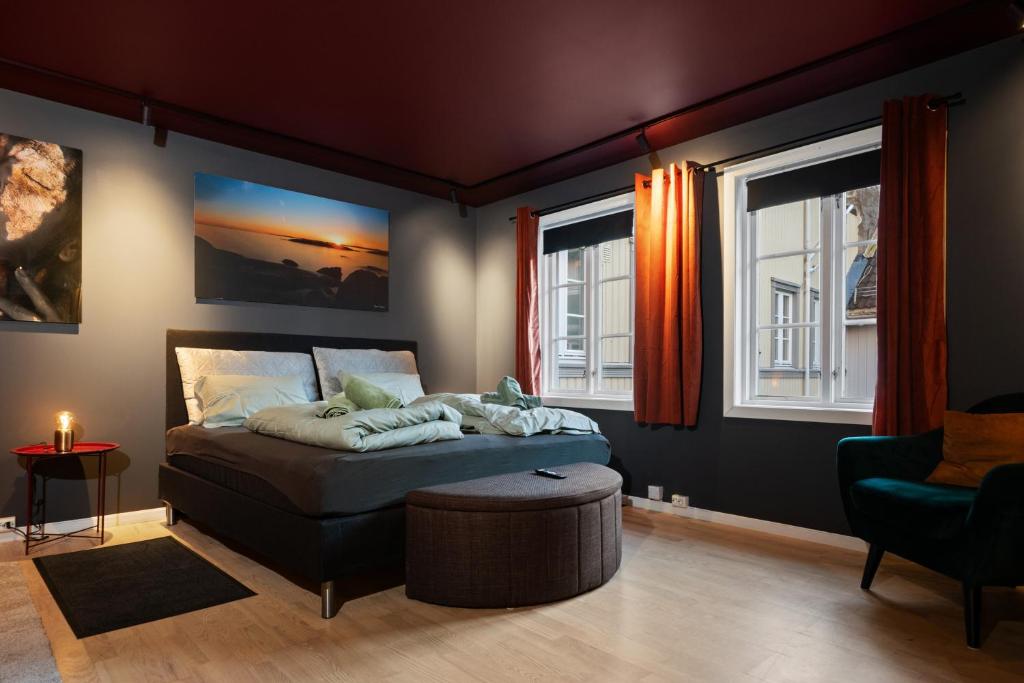 Et opholdsområde på Premium House Øvre Langgate 27