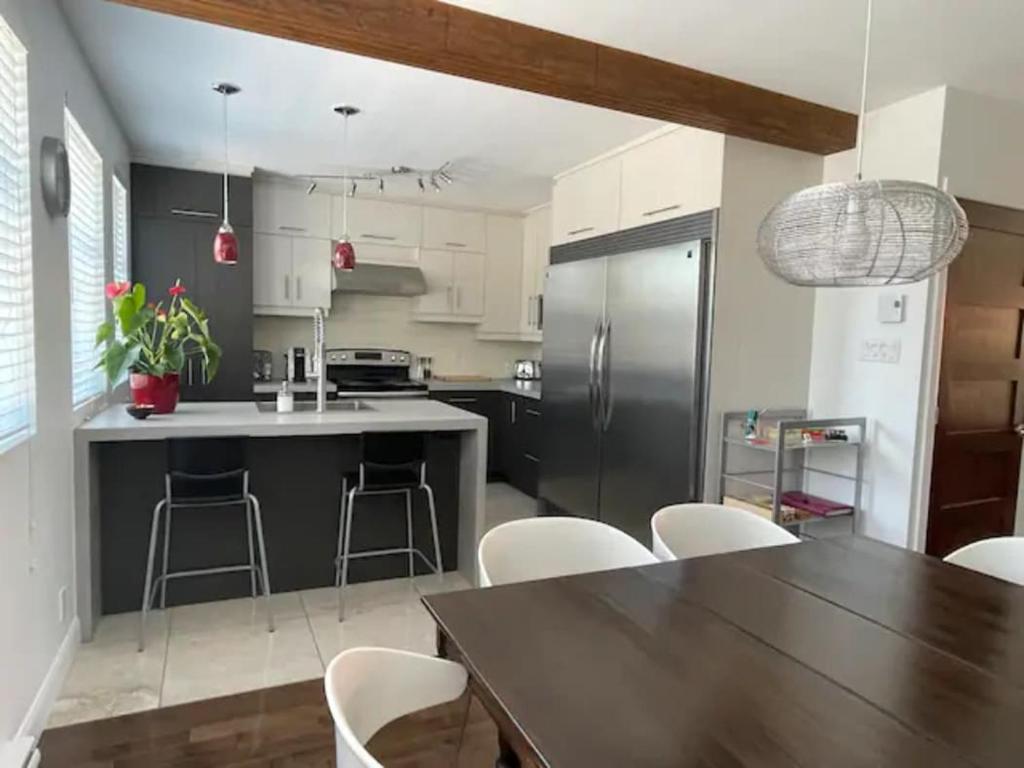 Køkken eller tekøkken på Chouette loft urbain avec foyer