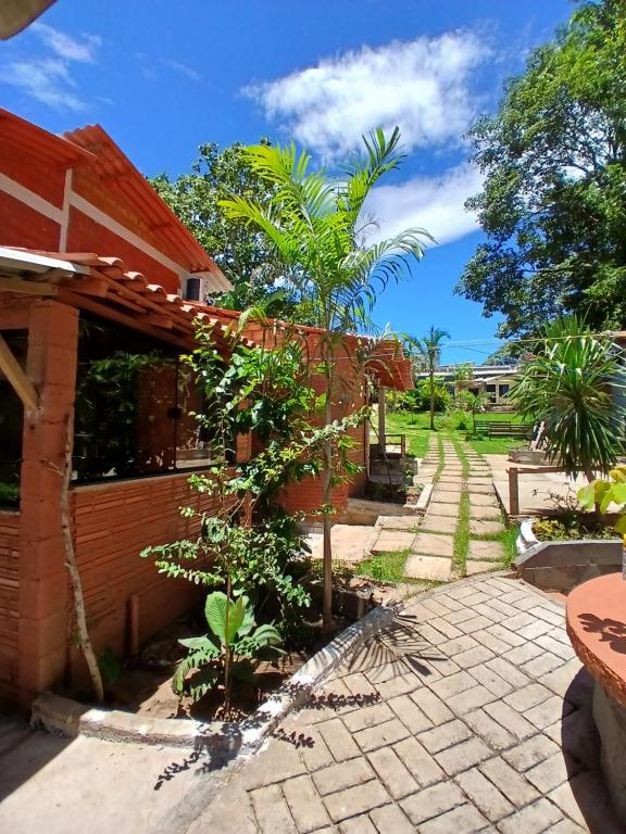 En have udenfor Hostel Sossego do Garças