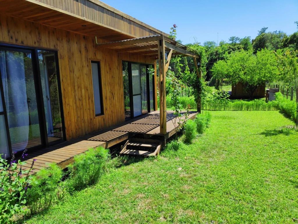 En have udenfor Cabañas Natural Box 2