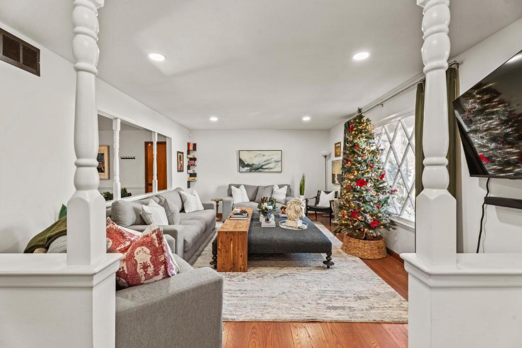 Et opholdsområde på ICT Bunkhouse