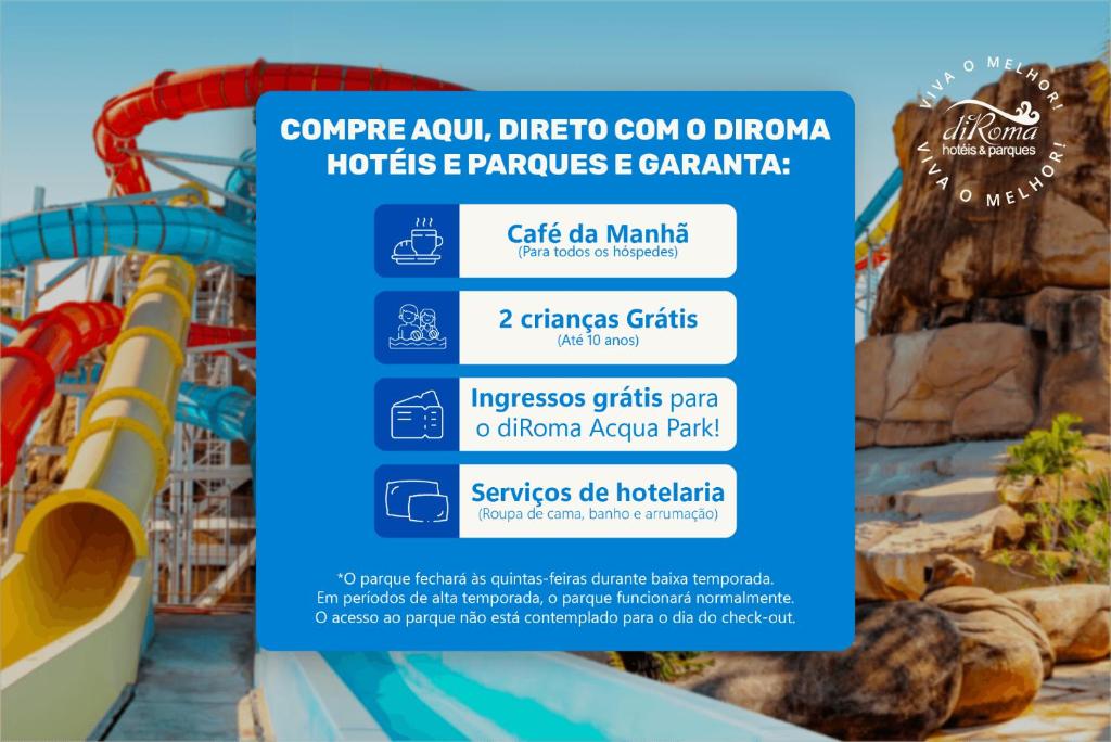 Bazén v ubytování diRoma Villas direto com o Grupo diRoma com acesso ao Acqua Park e Café da manhã nebo v jeho okolí