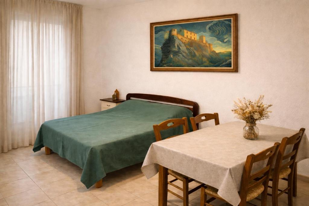 En eller flere senge i et værelse på Résidence Talkinon - Saint Pancrace