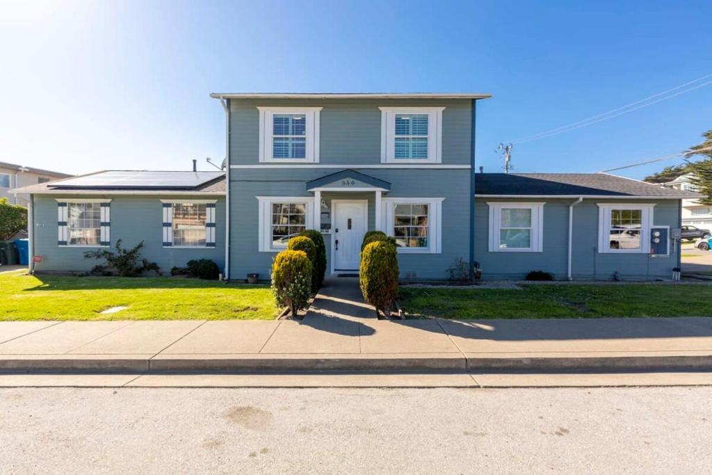 Bygningen som feriehuset ligger i