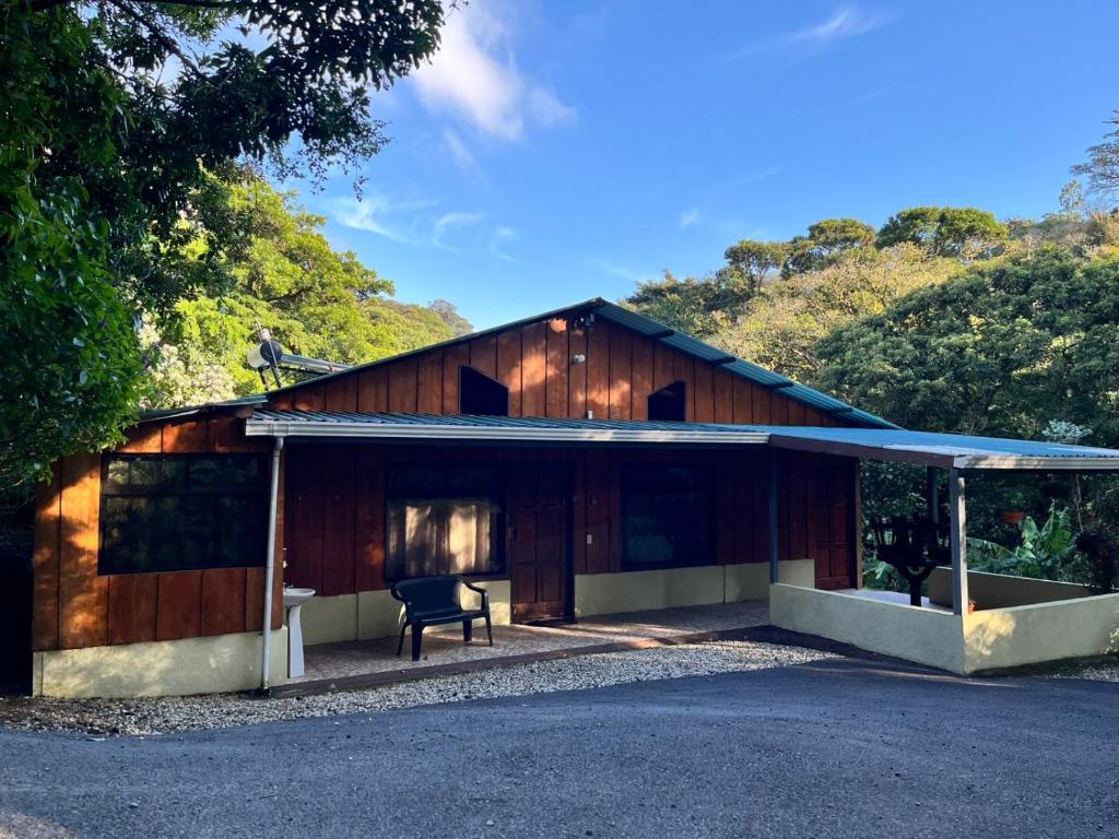 Bygningen som feriehuset ligger i