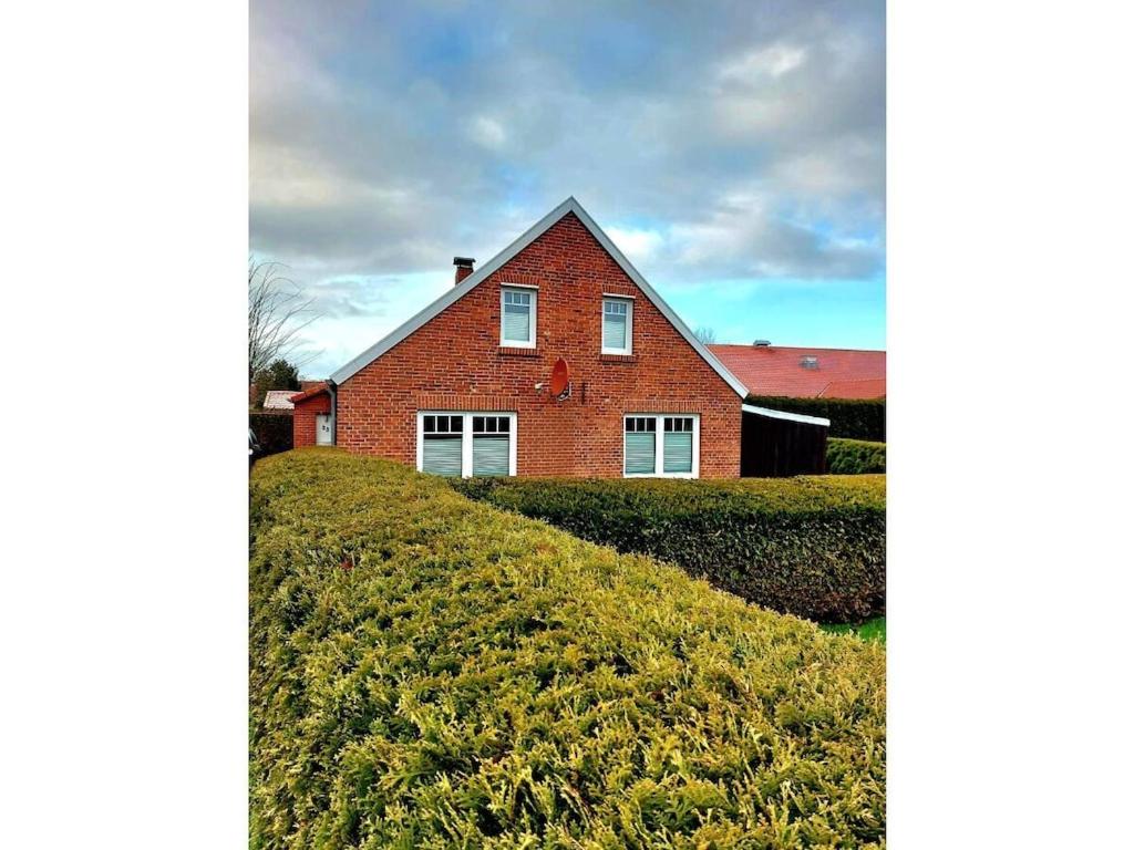 Bygningen som feriehuset ligger i