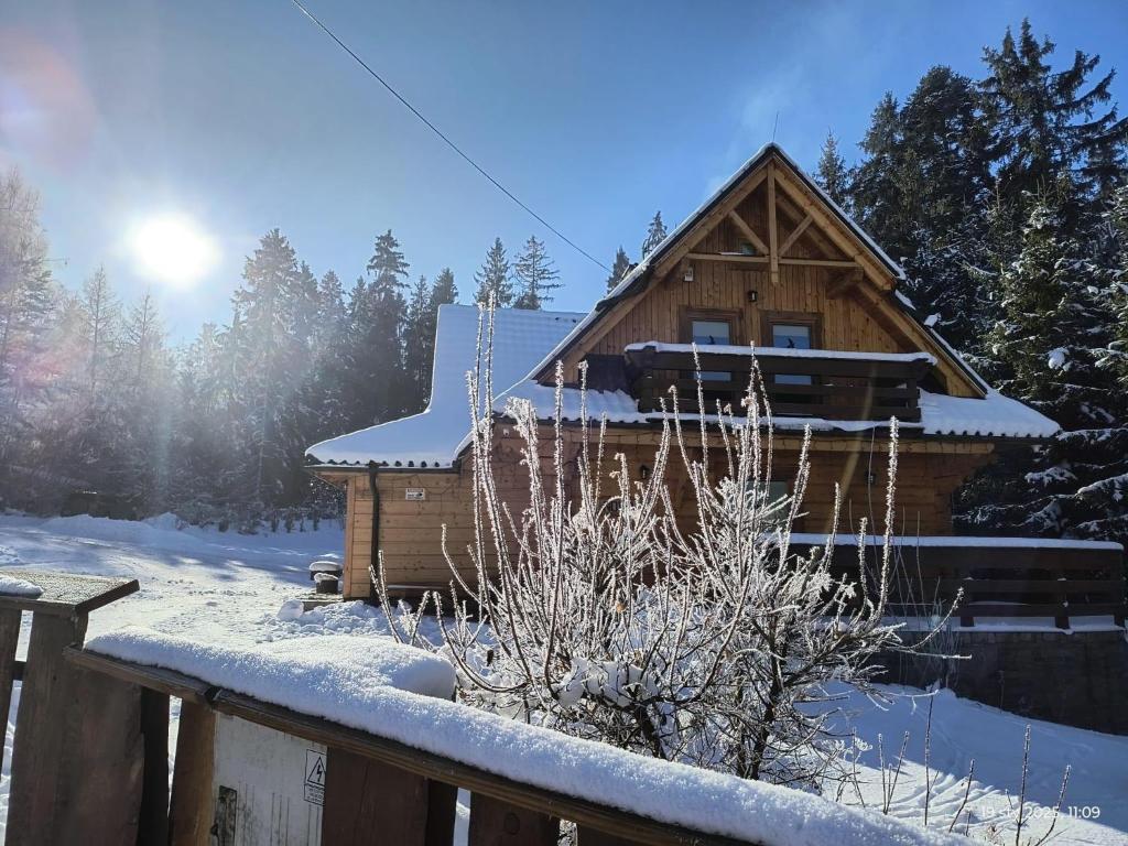 Apartment for 3 people with terrace om vinteren