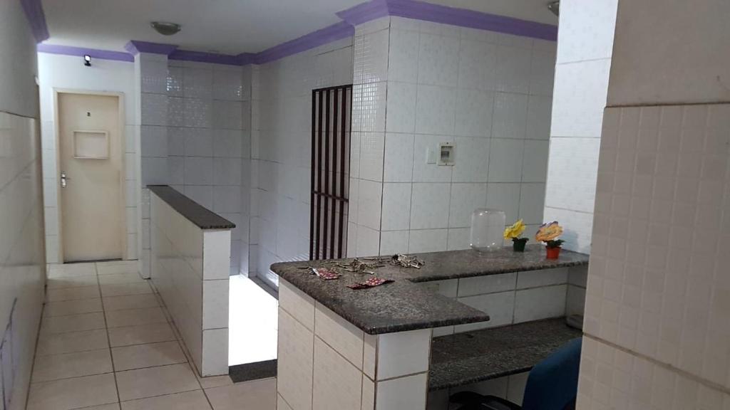 Et badeværelse på Hostel Santiago