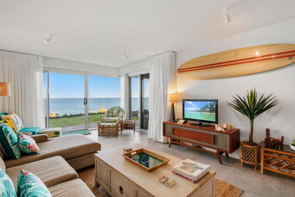 Et tv og/eller underholdning på Seaspray Unit 2, 21 Warne Tce, Kings Beach