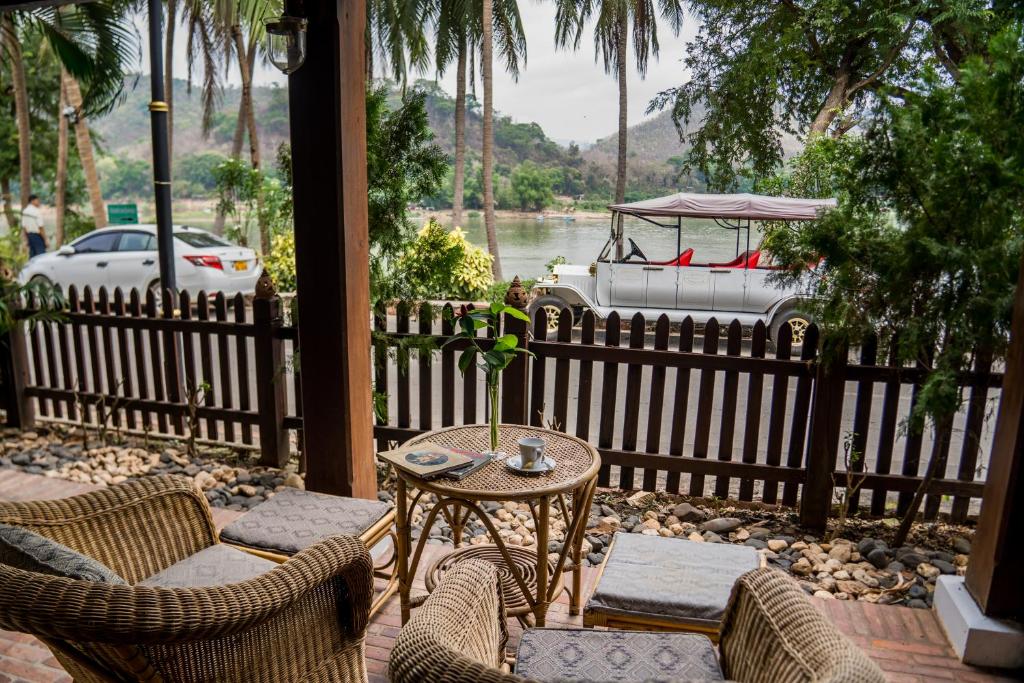 Mekong River View from Superior Room Upper Level Window