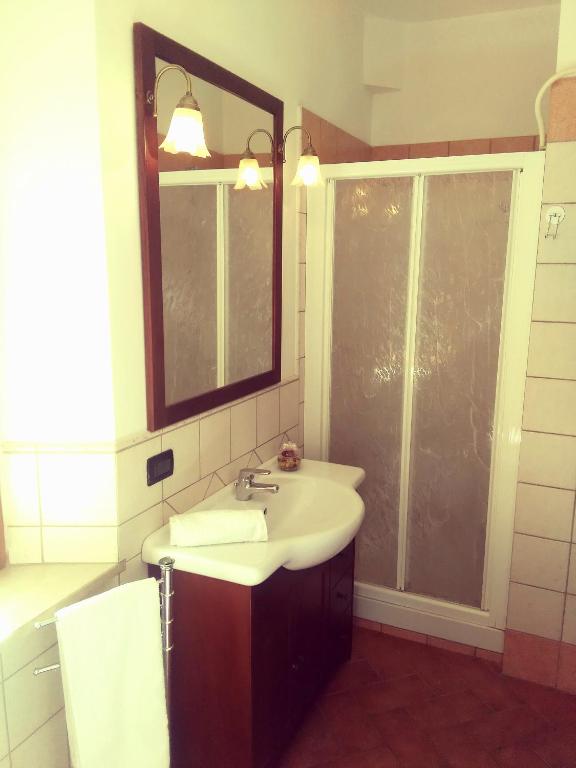 Kúpeľňa v ubytovaní Casa ai Carfini