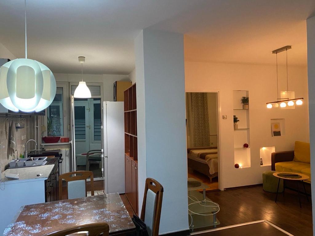 Køkken eller tekøkken på Apartman Tea