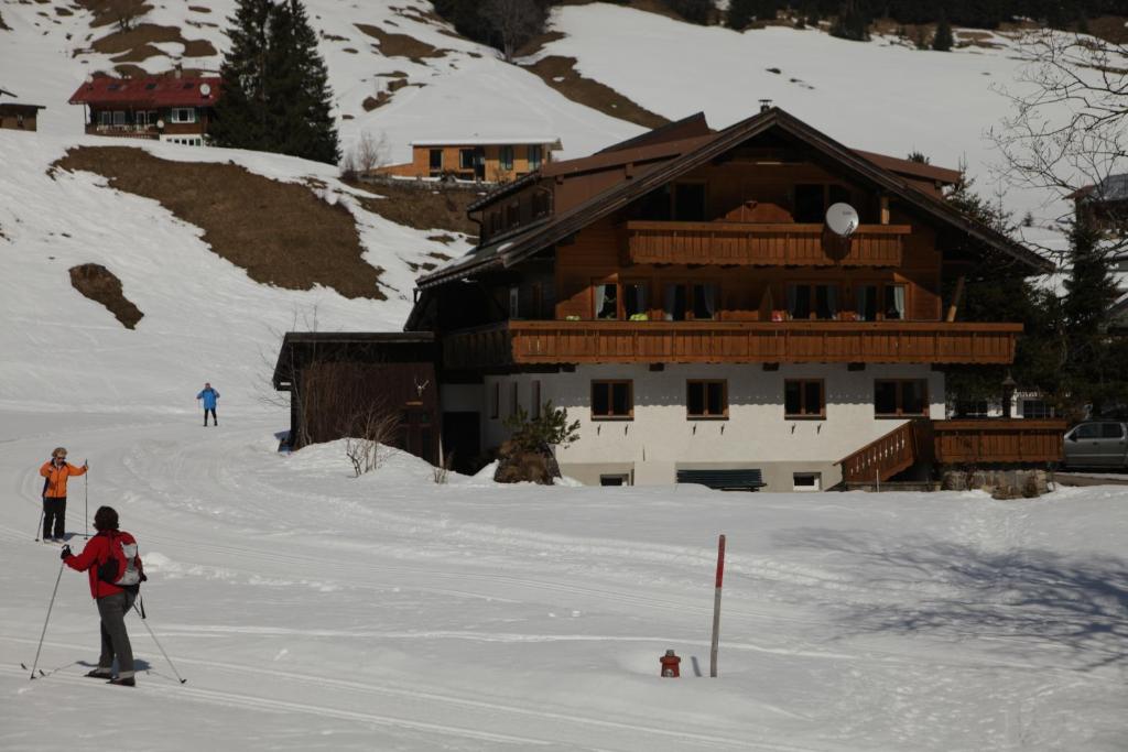 Haus Derra v zimě