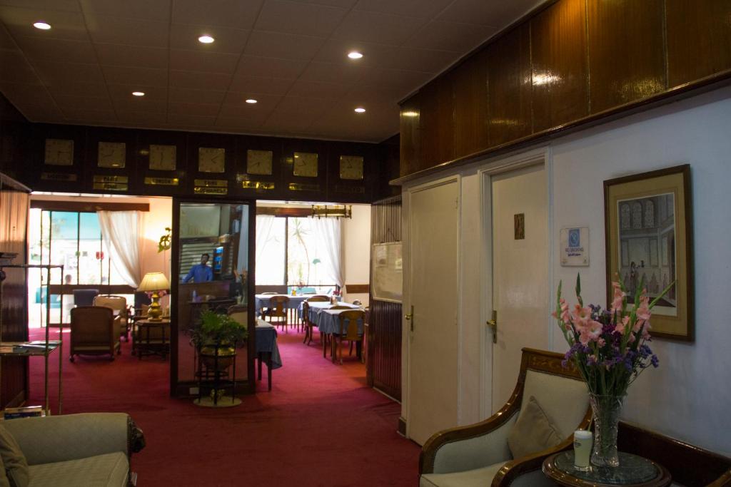 Posezení v ubytování Horus House Hotel Zamalek
