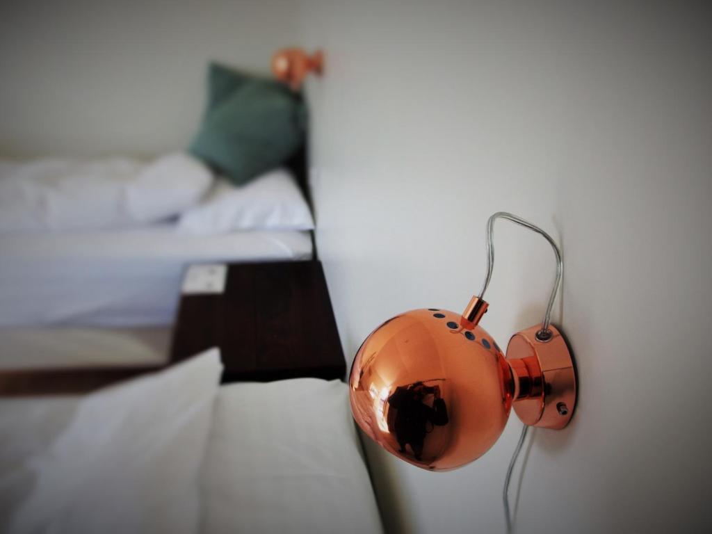 Postel nebo postele na pokoji v ubytování Saltvík Farm Guesthouse