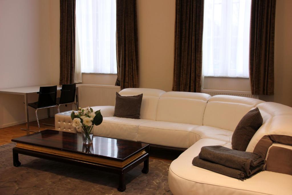 Posezení v ubytování Luxury Apartments Arendshof