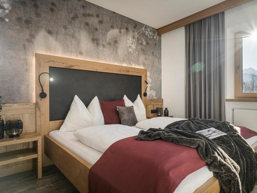 Postel nebo postele na pokoji v ubytování Appartement Christoph