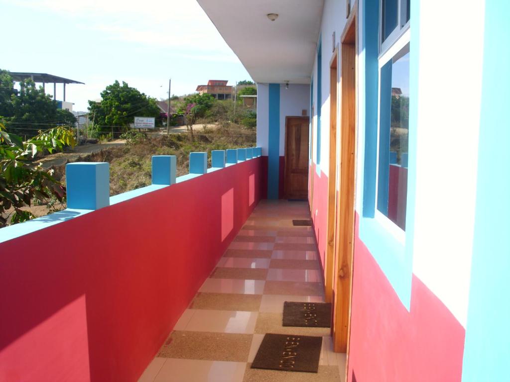 Balkón nebo terasa v ubytování Hostal Alcazaba