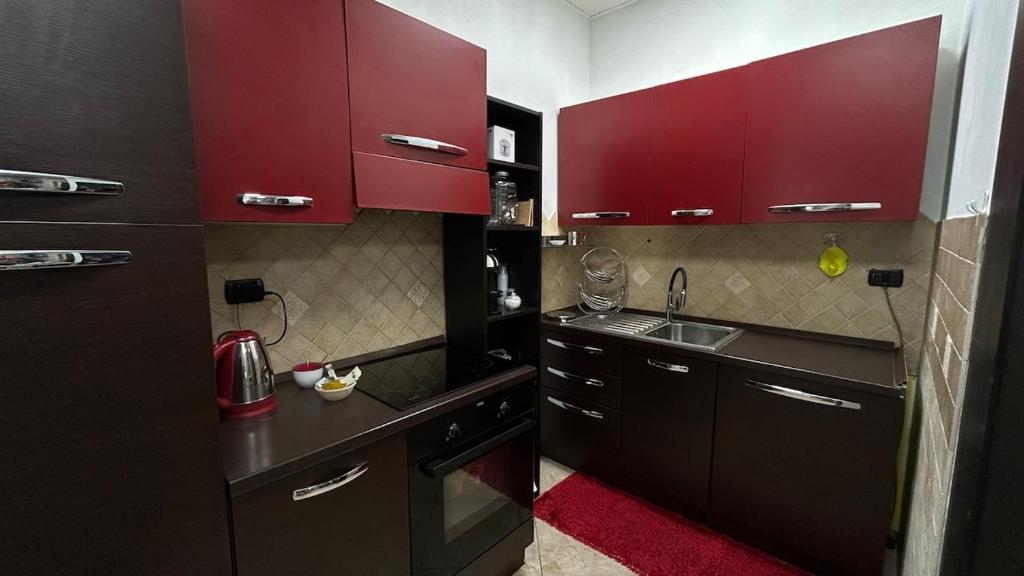 Kuchyň nebo kuchyňský kout v ubytování The home of Musinè