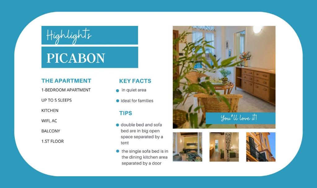 Fotografie z fotogalerie ubytování Picabon Quiet Apartment with AC & Balcony v destinaci Monterosso al Mare