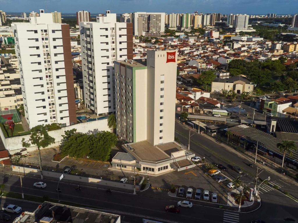 an aerial view of a city with tall buildings at ibis Aracaju in Aracaju